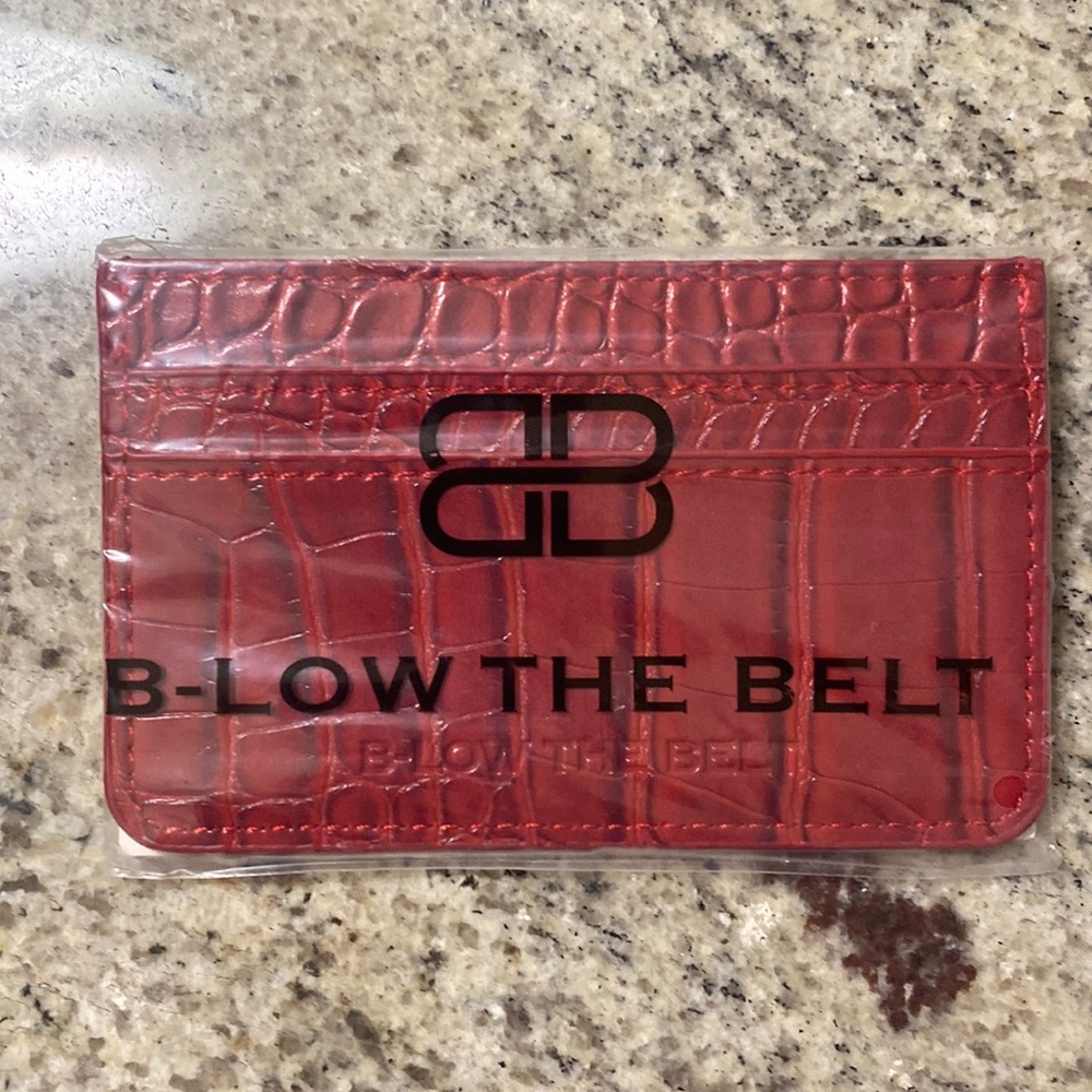 B-Low The Belt Croc Card Case